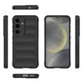 Samsung Galaxy S25+ Rugged TPU Suojakuori - Musta