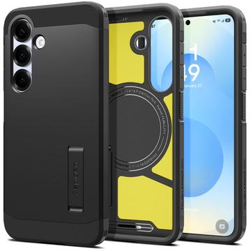 Samsung Galaxy S25+ Spigen Tough Armor Mag Suojakuori - Musta