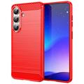 Samsung Galaxy S26 Harjattu TPU Suojakuori - Hiilikuitu