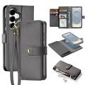 Samsung Galaxy S26 Dux Ducis Lawa Lompakko Nahkakotelo magneettikannella - Harmaa