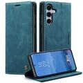 Samsung Galaxy S26 FE Caseme 013 Sarja Lompakkokotelo - Sininen