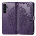 Samsung Galaxy S26 FE Mandala -lompakkokotelo rannekkeella - violetti