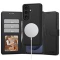 Samsung Galaxy S26 Tech-Protect 2-in-1 lompakkokotelo - Magsafe-yhteensopiva - Musta