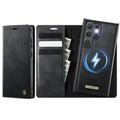 Samsung Galaxy S26 Ultra Caseme C49 2-in-1 irrotettava lompakkokotelo - MagSafe-yhteensopiva, RFID - Musta