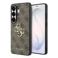 Samsung Galaxy S26 Ultra Guess 4G Big Metal Logo Hybridikotelo - Ruskea