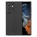 Samsung Galaxy S26 Ultra -premium-suojakotelo, hiilikuituinen pinta - musta