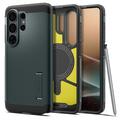 Samsung Galaxy S26 Ultra Spigen Tough Armor Mag -kotelo - Syvyysvihreä