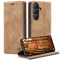 Samsung Galaxy S26+ Caseme 013 Sarja Lompakkokotelo - Ruskea