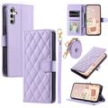 Samsung Galaxy S26+ Luxury tikattu lompakkokotelo - violetti