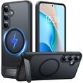 Samsung Galaxy S26+ Torras Ostand L1 magneettinen kotelo jalustalla - musta