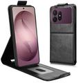 Samsung Galaxy S27 Pro Pystysuuntainen läppäkotelo jalustalla - musta