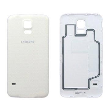 Samsung Galaxy S5 Akun Kansi - Valkoinen