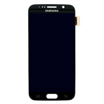 Samsung Galaxy S6 LCD Näyttö GH97-17260A - Musta