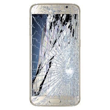 Samsung Galaxy S6 LCD-näytön ja Kosketusnäytön Korjaus (GH97-17260C) - Kultainen