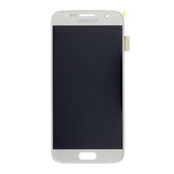 Samsung Galaxy S7 LCD Näyttö - Hopea