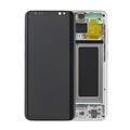 Samsung Galaxy S8 Etukuori & LCD Näyttö GH97-20457B - Hopea