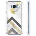 Samsung Galaxy S8 Hybrid Suojakuori - Abstraktin Marmori