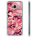 Samsung Galaxy S8 Hybrid Suojakuori - Pinkki Maastokuviointi