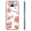 Samsung Galaxy S8 Hybrid Suojakuori - Vaaleanpunaiset Kukat