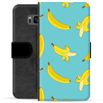 Samsung Galaxy S8 Premium Lompakkokotelo - Banaanit