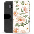 Samsung Galaxy S8 Premium Lompakkokotelo - Kukka