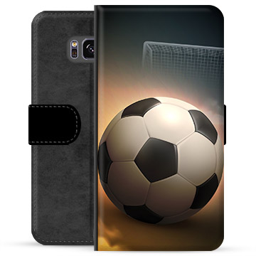 Samsung Galaxy S8 Premium Lompakkokotelo - Jalkapallo