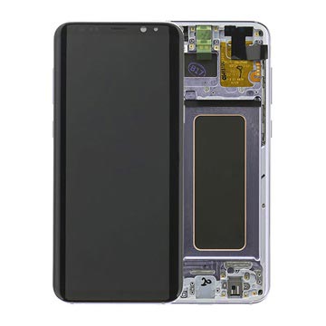 Samsung Galaxy S8+ Etukuori & LCD Näyttö GH97-20470C - Orchid Grey