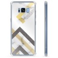 Samsung Galaxy S8+ Hybrid Suojakuori - Abstraktin Marmori