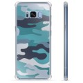 Samsung Galaxy S8+ Hybrid Suojakuori - Sininen Maastokuviointi