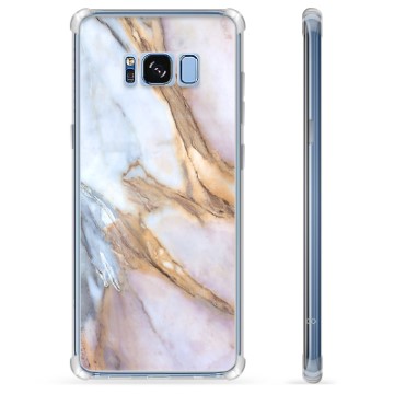 Samsung Galaxy S8+ Hybrid Suojakuori - Elegantti Marmori