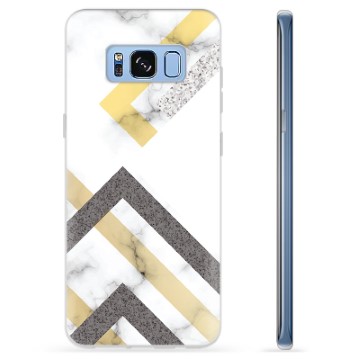 Samsung Galaxy S8+ TPU Suojakuori - Abstraktin Marmori