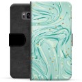 Samsung Galaxy S8 Premium Lompakkokotelo - Vihreä Minttu