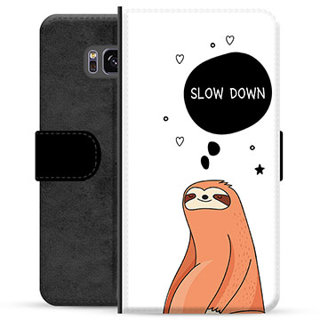 Samsung Galaxy S8 Premium Lompakkokotelo - Slow Down