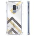 Samsung Galaxy S9+ Hybrid Suojakuori - Abstraktin Marmori