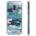 Samsung Galaxy S9+ Hybrid Suojakuori - Sininen Maastokuviointi