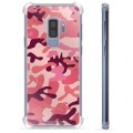 Samsung Galaxy S9+ Hybrid Suojakuori - Pinkki Maastokuviointi