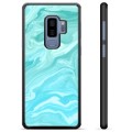 Samsung Galaxy S9+ Suojakuori - Sininen Marmori