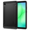 Samsung Galaxy Tab A11 Spigen Rugged Armor TPU-Kotelo - Musta
