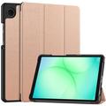 Samsung Galaxy Tab A11 Tri-Fold Series Smart Folio -kotelo - ruusukultainen