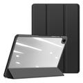 Samsung Galaxy Tab A11+ Dux Ducis Toby Tri-Fold Älykäs Lompakkokotelo - Musta