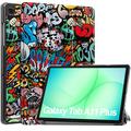 Samsung Galaxy Tab A11+ Tri-Fold Series Smart Folio -kotelo - Graffiti