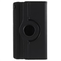 Samsung Galaxy Tab A7 Lite 360 Pyörivä Folio-kotelo - Musta