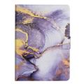 Samsung Galaxy Tab A8 10.5 2021/2022 Marble Pattern Folio Case - Violetti