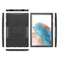 Samsung Galaxy Tab A8 10.5 (2021) Liukumaton Hybridikotelo Jalustalla - Musta