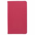 Samsung Galaxy Tab A9 360 Pyörivä Folio-kotelo - Kuuma pinkki