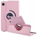 Samsung Galaxy Tab A9/A11 360 Pyörivä Folio-kotelo - Pinkki