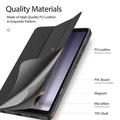 Samsung Galaxy Tab A9 Dux Ducis Domo Tri-Fold Smart Lompakkokotelo - Musta