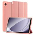 Samsung Galaxy Tab A9 Dux Ducis Domo Tri-Fold Smart Lompakkokotelo - Pinkki
