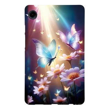Samsung Galaxy Tab A9 Tyylikäs Sarjan Erittäin Ohut TPU-kotelo - Perhonen kukka