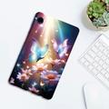Samsung Galaxy Tab A9 Tyylikäs Sarjan Erittäin Ohut TPU-kotelo - Perhonen kukka
